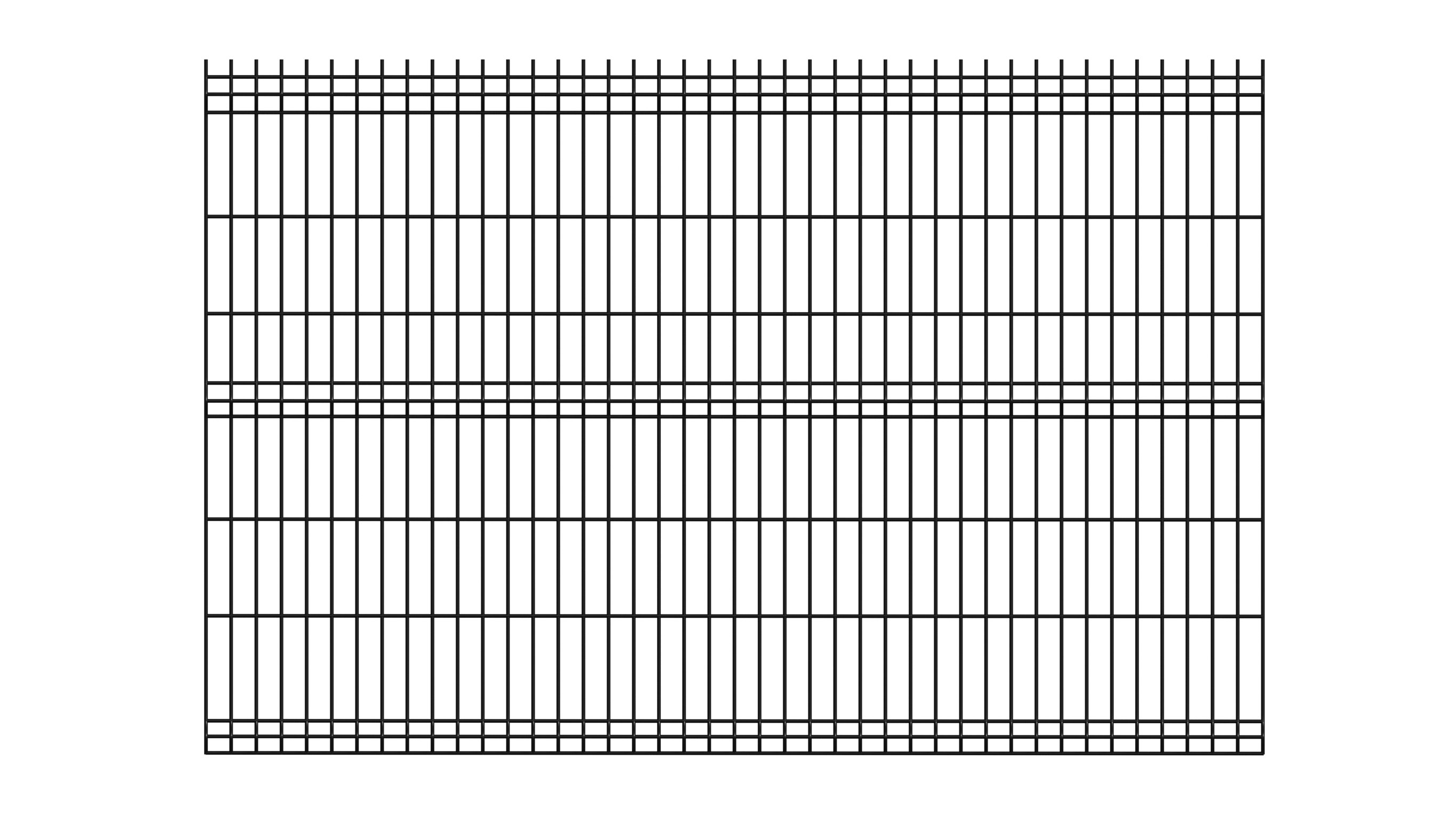 panel ogrodzeniowy czarny przód